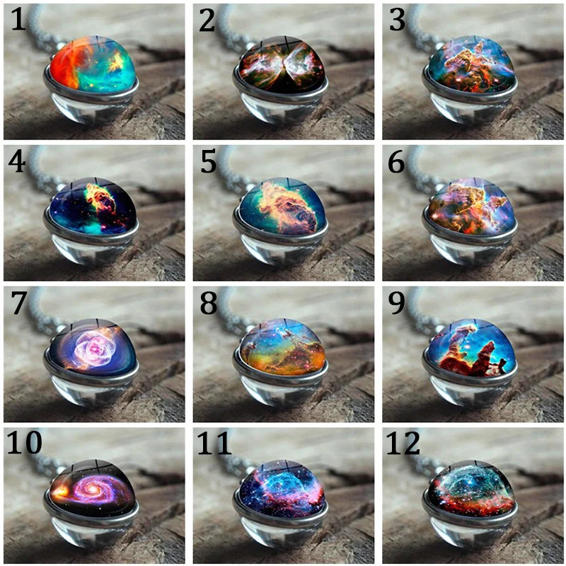2019 Women Fashion Universe Space Double-Sided Pendant Necklace Galaxy Nebula Glass Ball Photo Handmade Statement Chain Necklace
2019 Women Fashion Universe Space Double-Sided Pendant Necklace Galaxy Nebula Glass Ball Photo Handmade Statement Chain Necklace