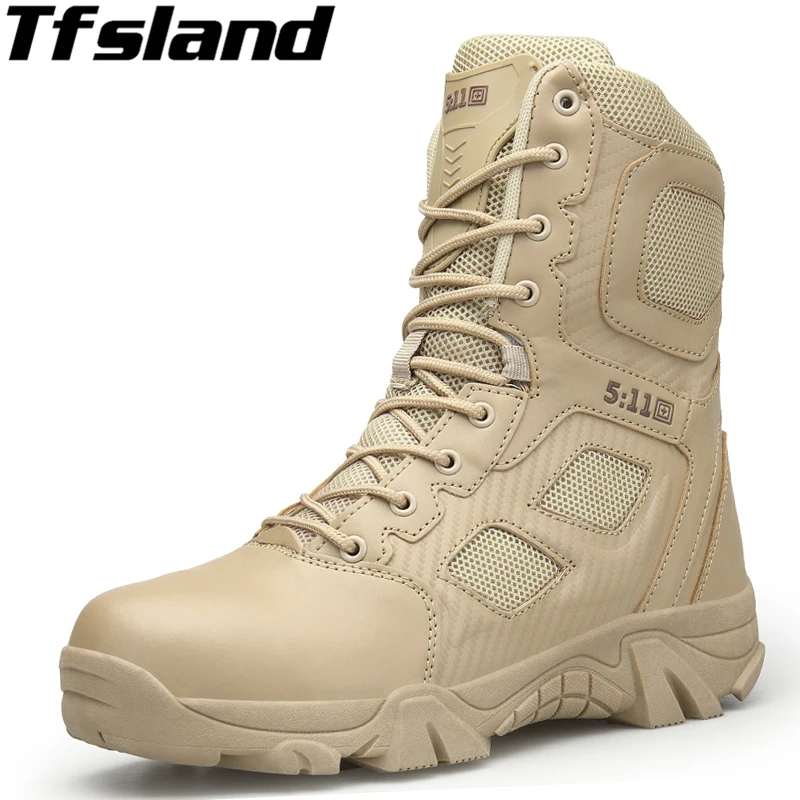 Tfsland Men Desert Tactical Military Boots Mens Soft Safty Shoes SWAT Army Boots Militares Tacticos Zapatos Ankle Combat Boots
Tfsland Men Desert Tactical Military Boots Mens Soft Safty Shoes SWAT Army Boots Militares Tacticos Zapatos Ankle Combat Boots
