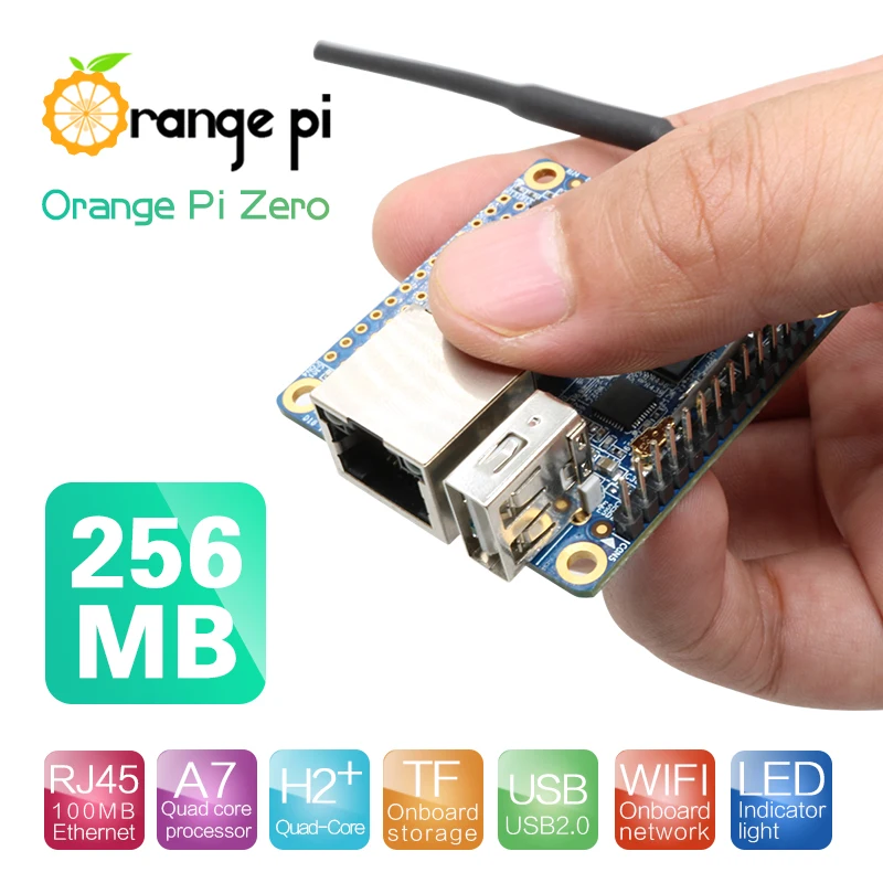 Orange Pi Zero H2+ Quad Core Open-source 256MB development board beyond Raspberry Pi
Orange Pi Zero H2+ Quad Core Open-source 256MB development board beyond Raspberry Pi