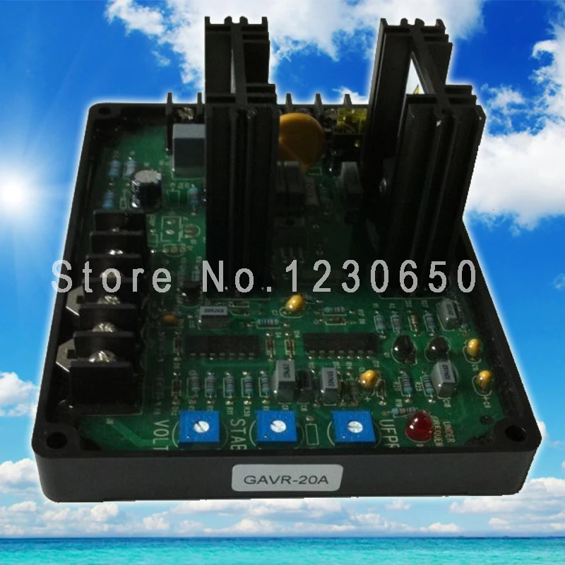 Universal brushless generator spare part Automatic Voltage Regulator AVR GAVR 20A
Universal brushless generator spare part Automatic Voltage Regulator AVR GAVR 20A