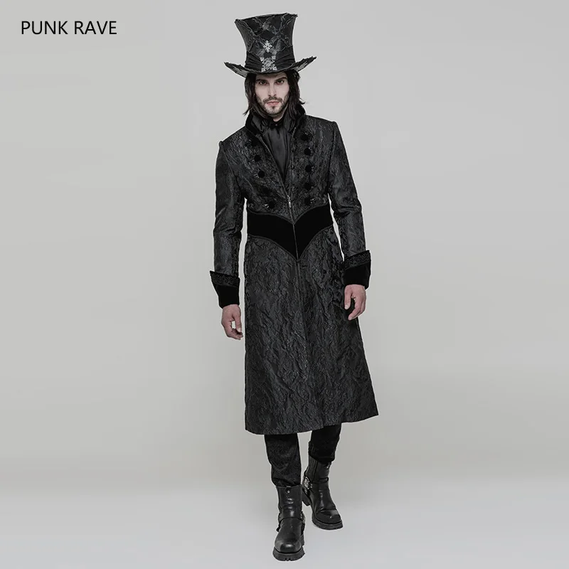 New Punk Rave Victoria Gorgeous Gothic Retro Fashion Palace Floral Pattern Men's Long Coat Jacket WY874
New Punk Rave Victoria Gorgeous Gothic Retro Fashion Palace Floral Pattern Men's Long Coat Jacket WY874