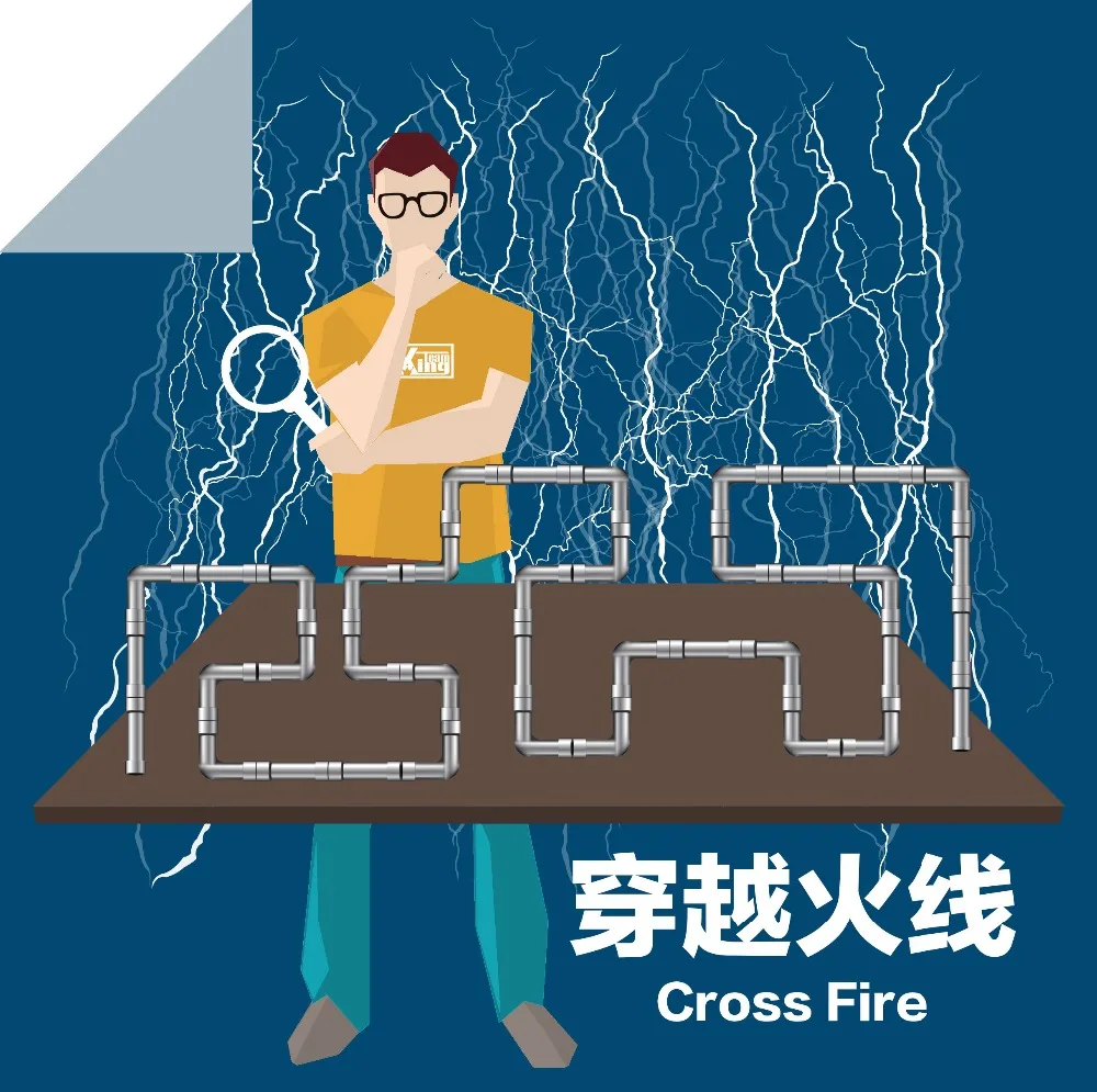 Takagism game real life room escape room prop Cross Fire organs with 12V lock but not touch the tracks along the tracks unlock
Takagism game real life room escape room prop Cross Fire organs with 12V lock but not touch the tracks along the tracks unlock