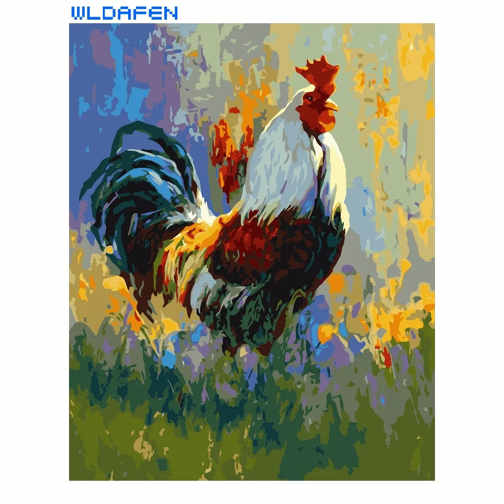 Frameless painting by numbers paint number for home decor PBN living room 4050 colorful chicken
Frameless painting by numbers paint number for home decor PBN living room 4050 colorful chicken