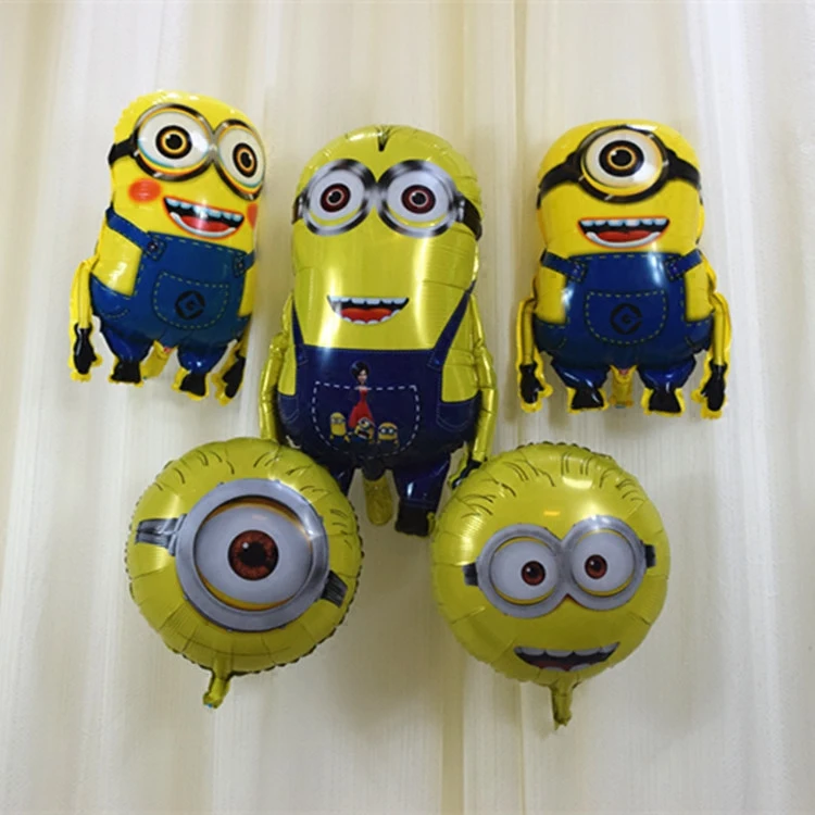 KUWANLE 1pcs Minions Balloons Despicable Me Foil Helium Balloon Birthday Party Supplies Inflatable Toy Decoration Globos
KUWANLE 1pcs Minions Balloons Despicable Me Foil Helium Balloon Birthday Party Supplies Inflatable Toy Decoration Globos