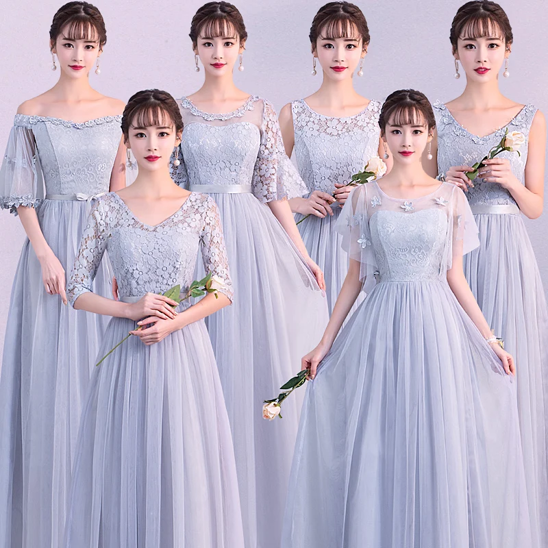Sexy Plus Size Women Elegant Dusty Blue Gray Pink Pale Mauve Lace Guest Wedding Party Junior Long Bridesmaid Dresses Vestidos 79
Sexy Plus Size Women Elegant Dusty Blue Gray Pink Pale Mauve Lace Guest Wedding Party Junior Long Bridesmaid Dresses Vestidos 79