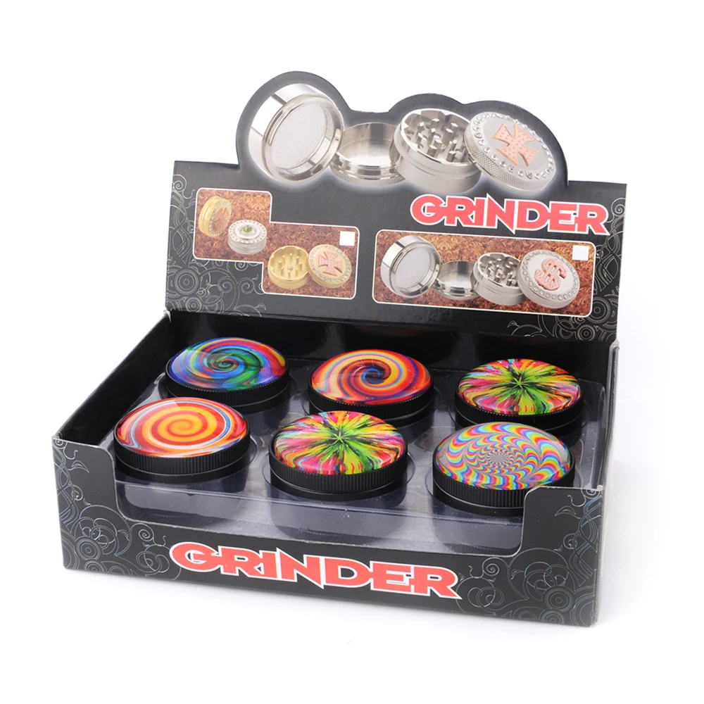 The Colorful Design Diameter 50mm 3 Layers Tobacco Grinder Spice Crusher ZINC Alloy CNC Metal Herb Grinder 6 psc/lot
The Colorful Design Diameter 50mm 3 Layers Tobacco Grinder Spice Crusher ZINC Alloy CNC Metal Herb Grinder 6 psc/lot