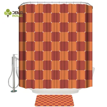 Dear House Shower Curtain and Mat Set Modern Ethnic Geometic Lattice Shower Curtain Set Waterproof Fabric
Dear House Shower Curtain and Mat Set Modern Ethnic Geometic Lattice Shower Curtain Set Waterproof Fabric