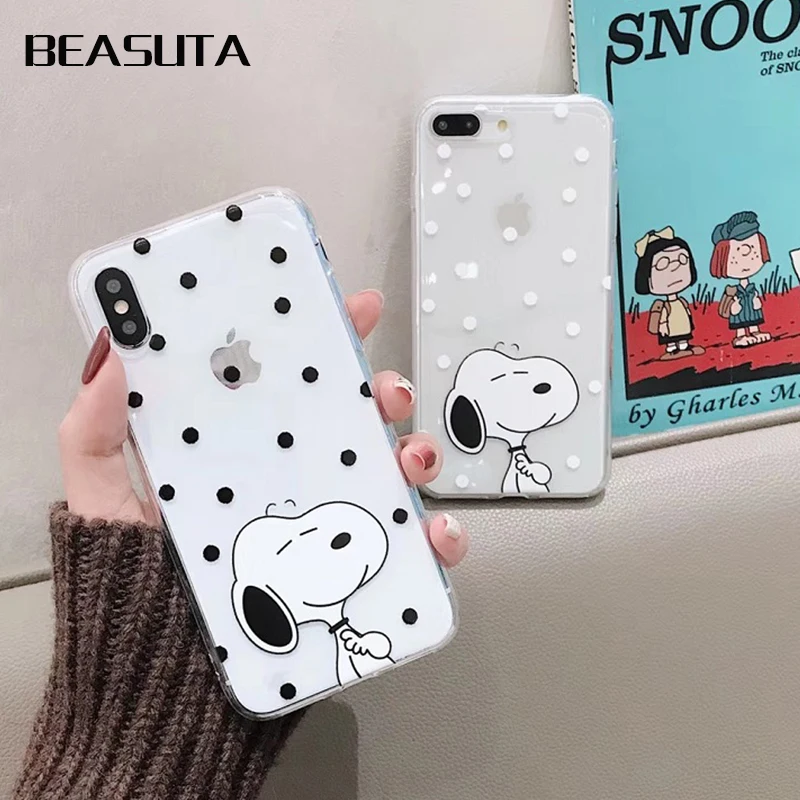 Cute Snoopys Phone case For iphone 7plus 8plus Case For iphone X Xs XR Xs Max case 6S 6 7 8 Plus Transparent Soft Cover Cases
Cute Snoopys Phone case For iphone 7plus 8plus Case For iphone X Xs XR Xs Max case 6S 6 7 8 Plus Transparent Soft Cover Cases