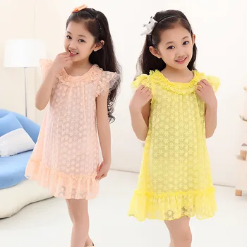 Children's Summer Wear New Korean Girls Chiffon Lace Vest Princess Dress Kids Clothing White Pink Yellow Lace Flowers
Children's Summer Wear New Korean Girls Chiffon Lace Vest Princess Dress Kids Clothing White Pink Yellow Lace Flowers