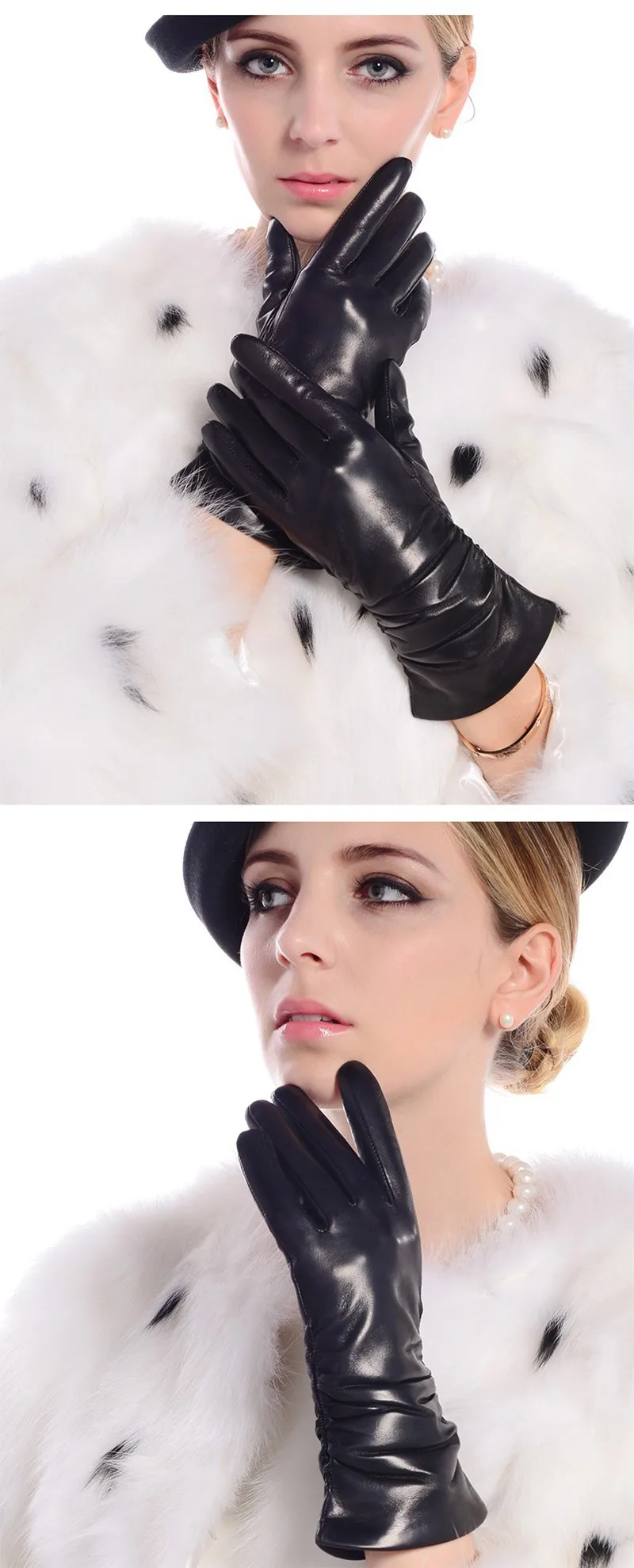 Ladies fashion leather gloves 71 Ladies fashion leather gloves 96