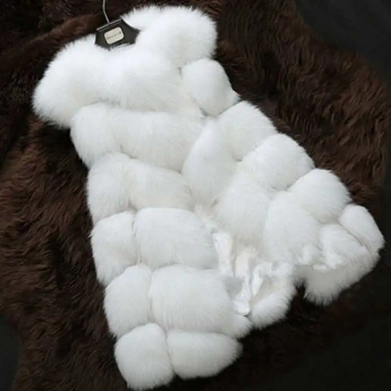 Women Fashion Warm Fur Vest Coat Teddy Coat Luxury Faux Fox Coat Vests Winter Furs Women's Coats Jacket Gilet Veste Plus Size
Women Fashion Warm Fur Vest Coat Teddy Coat Luxury Faux Fox Coat Vests Winter Furs Women's Coats Jacket Gilet Veste Plus Size