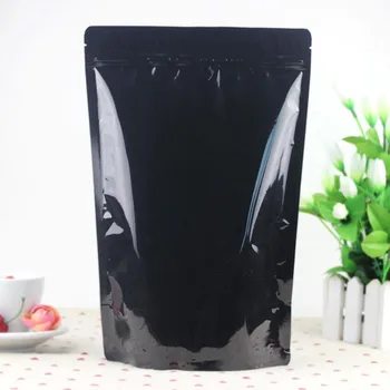 100 Pack, Big Size Glossy Black Aluminum Foil Bag Stand Up Zipper Bag Resealable Retail Food Bag Storage Bag Pouch
100 Pack, Big Size Glossy Black Aluminum Foil Bag Stand Up Zipper Bag Resealable Retail Food Bag Storage Bag Pouch