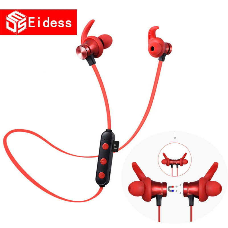 XT22 Sports Wireless Bluetooth Earphone Magnetic Attraction Headset 3D Stereo Bass Waterproof Sports Headphone with Mic TF Card
XT22 Sports Wireless Bluetooth Earphone Magnetic Attraction Headset 3D Stereo Bass Waterproof Sports Headphone with Mic TF Card