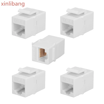 5-PACK CAT6 RJ45 Keystone Jack Female Coupler Insert Snap-in Connector Socket Adapter Port For Wall Plate Outlet Panel
5-PACK CAT6 RJ45 Keystone Jack Female Coupler Insert Snap-in Connector Socket Adapter Port For Wall Plate Outlet Panel