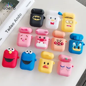 VOZRO Cartoon Wireless Bluetooth Earphone Case For Apple AirPods Silicone Charging Headphones Cases For Airpods Protective Cover
VOZRO Cartoon Wireless Bluetooth Earphone Case For Apple AirPods Silicone Charging Headphones Cases For Airpods Protective Cover