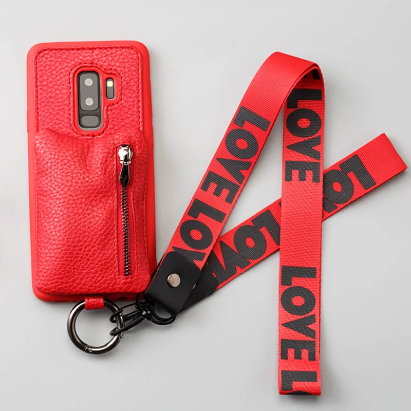 Fashion Phone Case For Samsung Galaxy S8 S9 Plus case Wallet lanyard Phone TPU Soft Cover Zipper bag For s8 s9+ case
Fashion Phone Case For Samsung Galaxy S8 S9 Plus case Wallet lanyard Phone TPU Soft Cover Zipper bag For s8 s9+ case