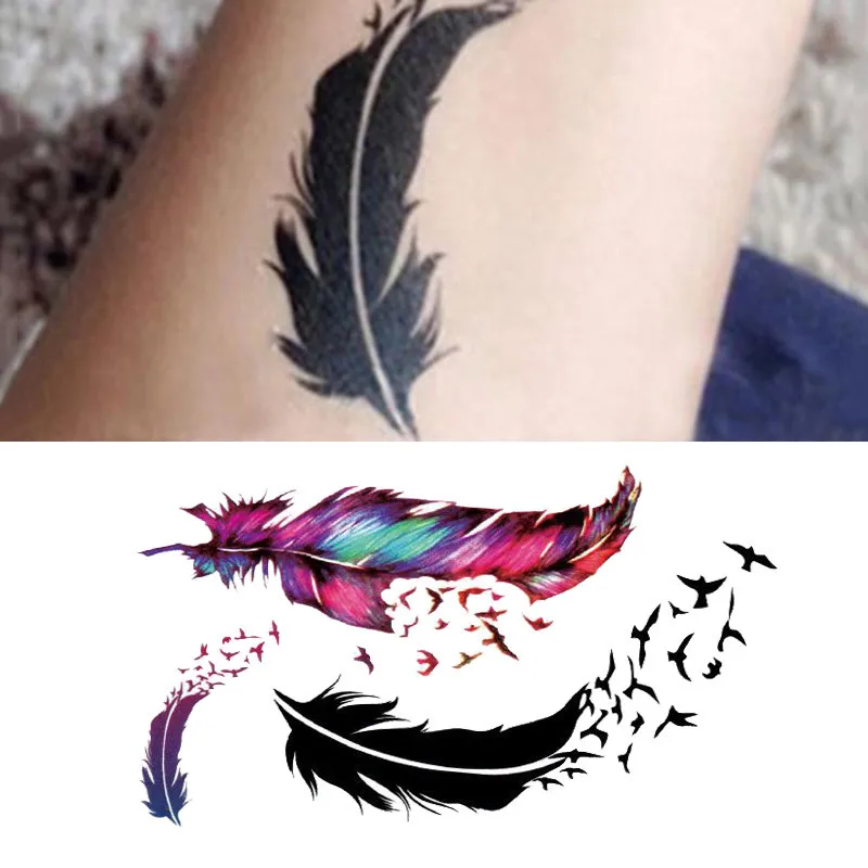 NEW 2019 1PC Tattoo Sticker Waterproof Temporary Tattoo Arts Feather Body Pattern Decals Fake Tatoo Art Taty Tattoo Sticker
NEW 2019 1PC Tattoo Sticker Waterproof Temporary Tattoo Arts Feather Body Pattern Decals Fake Tatoo Art Taty Tattoo Sticker