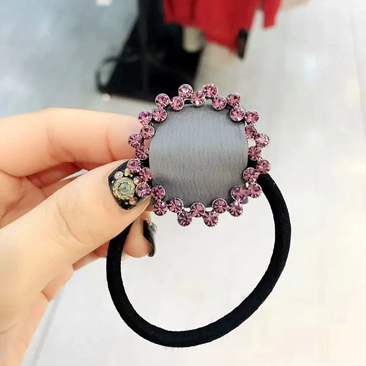 Korean Simple Round Flashing Crystal Rhinestone Cloth Hair Bands Ponytail Ties Rope Scrunchie Gifts for Women Girls Accessories
Korean Simple Round Flashing Crystal Rhinestone Cloth Hair Bands Ponytail Ties Rope Scrunchie Gifts for Women Girls Accessories