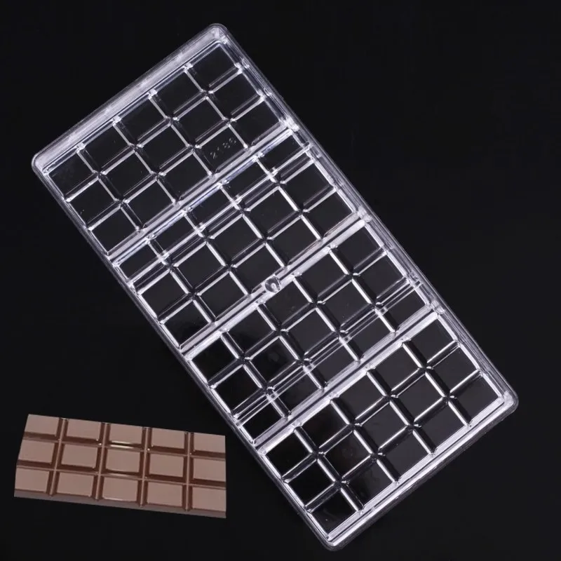 Clear Polycarbonate Chocolate Bar Mould Candy Jelly Mould Fondant Plastic Baking Pastry Mould Kitchen Tool Bakeware Supply
Clear Polycarbonate Chocolate Bar Mould Candy Jelly Mould Fondant Plastic Baking Pastry Mould Kitchen Tool Bakeware Supply