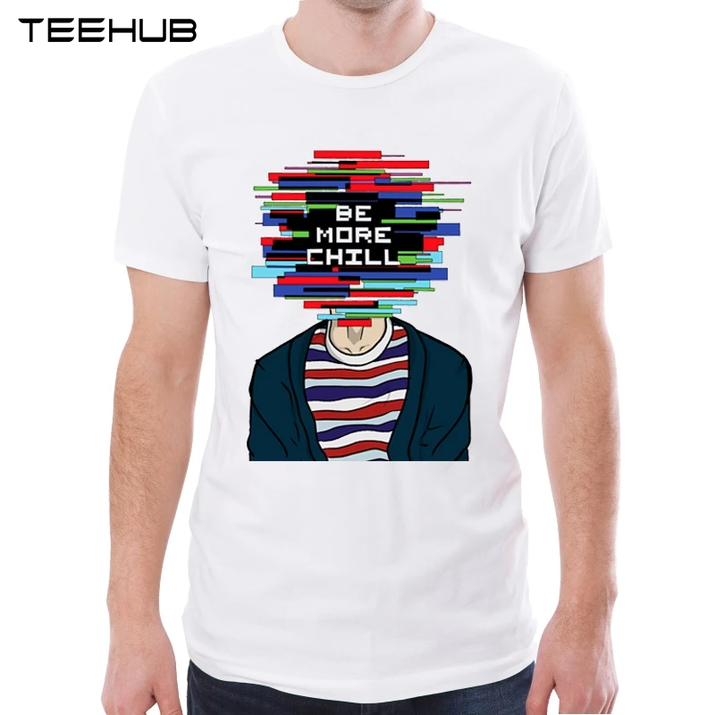 TEEHUB 2019 New Arrivals Men's Fashion Abstract Design Be More Chill Printed T-Shirt Male Cool Tops Casual O-neck Soft Tee
TEEHUB 2019 New Arrivals Men's Fashion Abstract Design Be More Chill Printed T-Shirt Male Cool Tops Casual O-neck Soft Tee