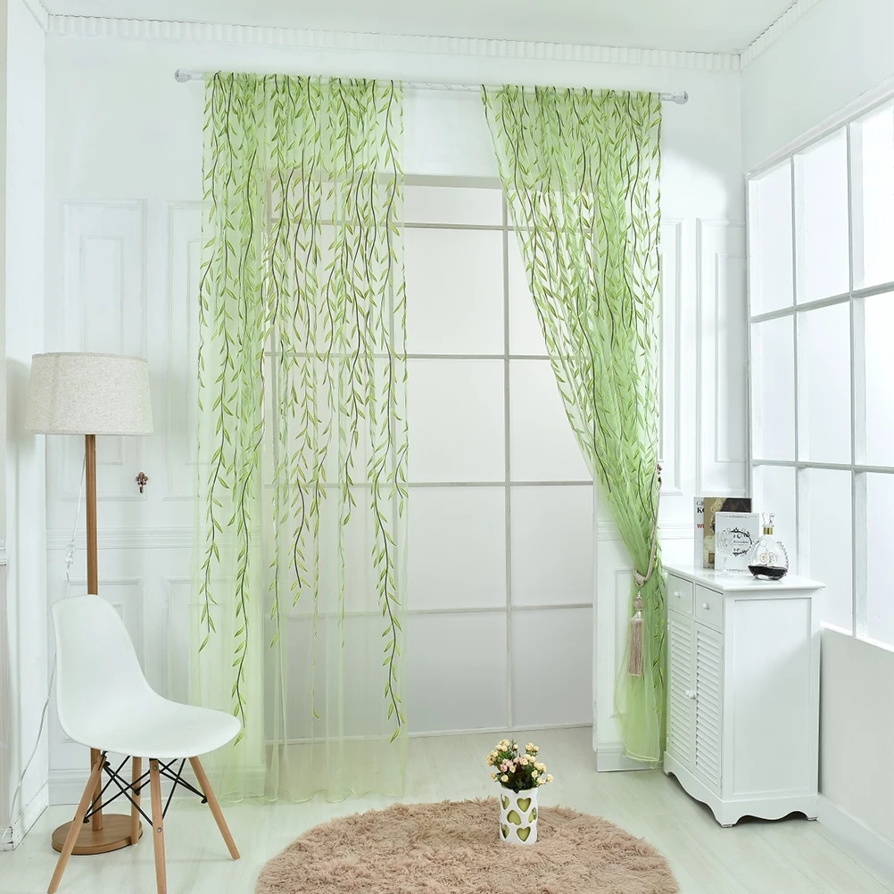 Window Willow Tulles curtains Sheers 3d leaf cortinas Curtains for Living Room Bedroom
Window Willow Tulles curtains Sheers 3d leaf cortinas Curtains for Living Room Bedroom