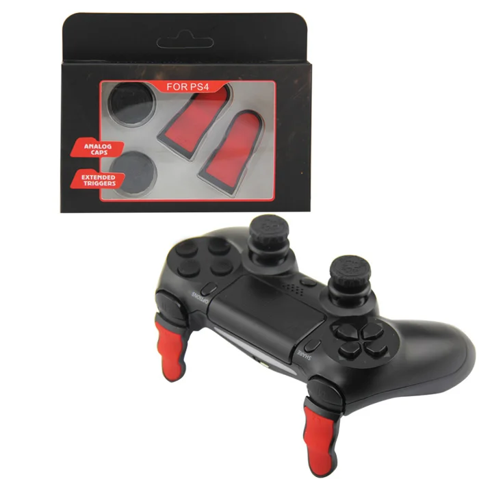 4pcs L2 R2 Trigger Extenders Buttons Thumbstick Caps Kit for PS4 Controller Game Accessory Silicone Analog Thumb Stick
4pcs L2 R2 Trigger Extenders Buttons Thumbstick Caps Kit for PS4 Controller Game Accessory Silicone Analog Thumb Stick