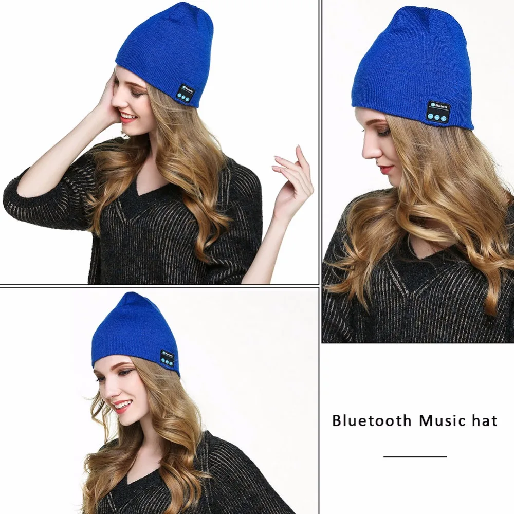 

Wireless Bluetooth headphones Music hat Smart Caps Headset earphone Warm Beanies winter Hat with Speaker Mic for sports