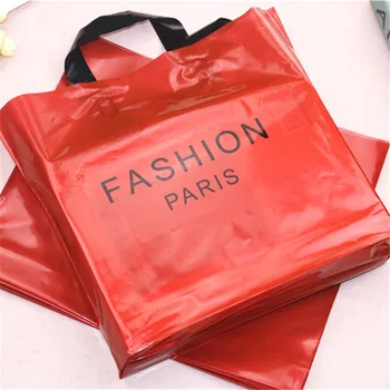 High-density Polythylene Eco-friendly 10pcs/lot 29*35cm Red Luxury Fashion Paris Gift Bags With Handles Large Plastic Packaging
High-density Polythylene Eco-friendly 10pcs/lot 29*35cm Red Luxury Fashion Paris Gift Bags With Handles Large Plastic Packaging