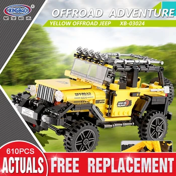 New XingBao 03024 512Pcs Car Series The Offroad Adventure Set Building Blocks Bricks Toys Educational Funny Kids Gifts Model
New XingBao 03024 512Pcs Car Series The Offroad Adventure Set Building Blocks Bricks Toys Educational Funny Kids Gifts Model