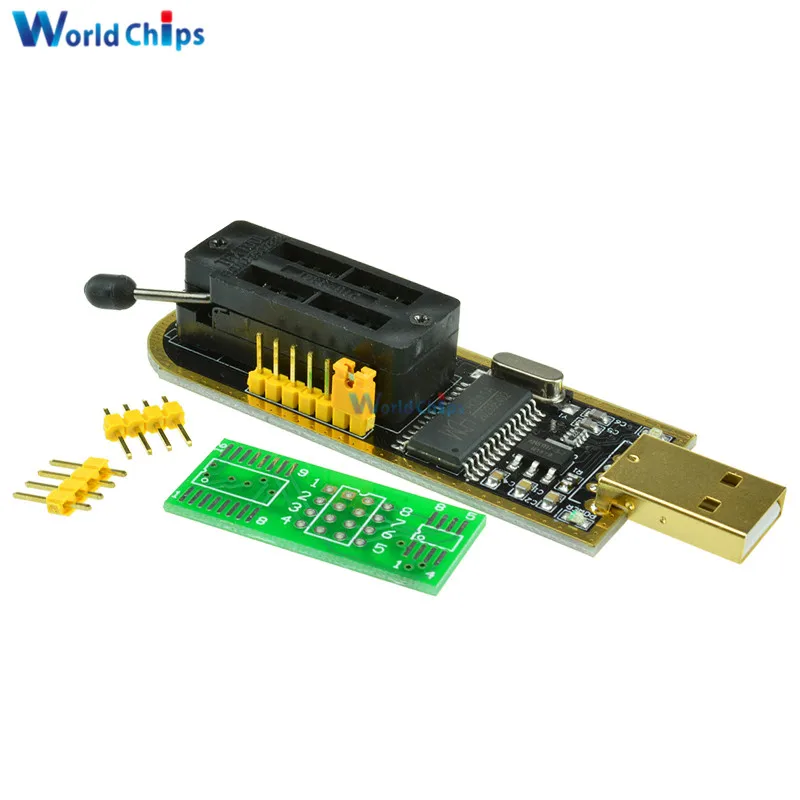 CH341A 24 25 Series EEPROM Flash BIOS USB Programmer Module USB to TTL + SOIC8 SOP8 Test Clip For EEPROM 93CXX / 25CXX / 24CXX
CH341A 24 25 Series EEPROM Flash BIOS USB Programmer Module USB to TTL + SOIC8 SOP8 Test Clip For EEPROM 93CXX / 25CXX / 24CXX