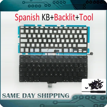 OEM NEW for Macbook Pro 13" Unibody A1278 Keyboard Spanish Spain SP Language + Backlight Backlit + Screws 2009-2012 Year
OEM NEW for Macbook Pro 13" Unibody A1278 Keyboard Spanish Spain SP Language + Backlight Backlit + Screws 2009-2012 Year