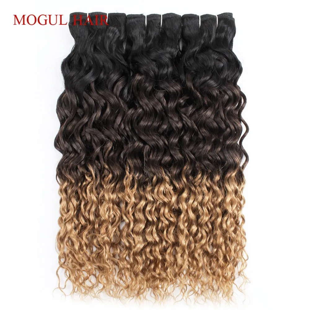 Mogul Hair Brazilian Water Wave Hair Weave Bundles Color 1B 4 27 Ombre Brown Honey Blonde Remy Human Hair Extension 12-24 Inch
Mogul Hair Brazilian Water Wave Hair Weave Bundles Color 1B 4 27 Ombre Brown Honey Blonde Remy Human Hair Extension 12-24 Inch