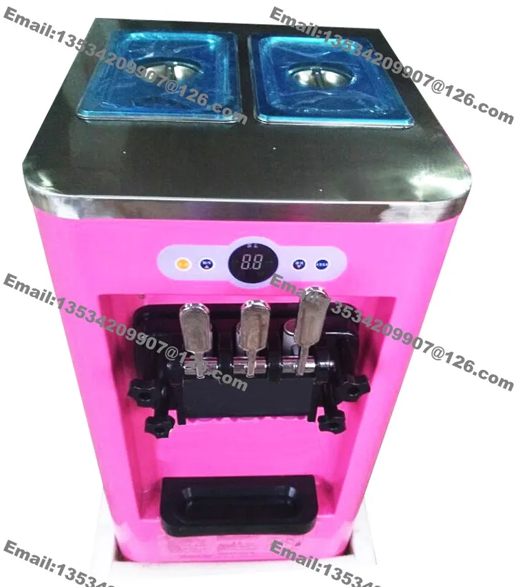 Low Price Small Capacity Mini Table Top Home Commercial 13-18L R22 220v 50Hz 3 Flavor Soft Ice Cream Machine Maker
Low Price Small Capacity Mini Table Top Home Commercial 13-18L R22 220v 50Hz 3 Flavor Soft Ice Cream Machine Maker