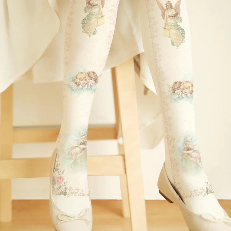 Autumn And Winter 2019 New Bottom Lady Angel 80d Velvet Silk Socks Retro-printing Pantyhose Wholesale Lolita Girls Wearing
Autumn And Winter 2019 New Bottom Lady Angel 80d Velvet Silk Socks Retro-printing Pantyhose Wholesale Lolita Girls Wearing