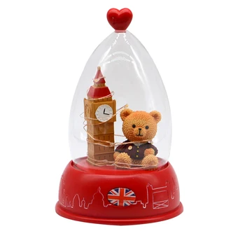 British Wind Cute Bear Big Ben Star Lights Creative Night Lights Home Decoration Accessories New Year'S Gifts Resin Crafts Decor
British Wind Cute Bear Big Ben Star Lights Creative Night Lights Home Decoration Accessories New Year'S Gifts Resin Crafts Decor