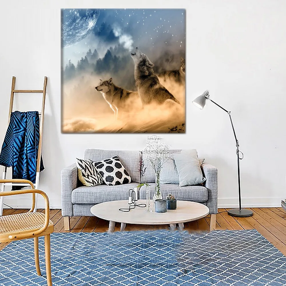 Home Decorative Canvas HD Printed Wall Art Modular Pictures Framework 1Pcs/3Pieces Animal Wolf Paintings For Living Room Posters
Home Decorative Canvas HD Printed Wall Art Modular Pictures Framework 1Pcs/3Pieces Animal Wolf Paintings For Living Room Posters