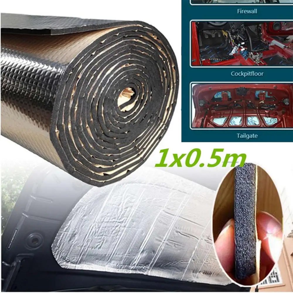 Car Heat Shield Insulation Sound Deadener Mat Aluminum Foil Car Sound Deadener Noise Insulation Acoustic Dampening Foam
Car Heat Shield Insulation Sound Deadener Mat Aluminum Foil Car Sound Deadener Noise Insulation Acoustic Dampening Foam