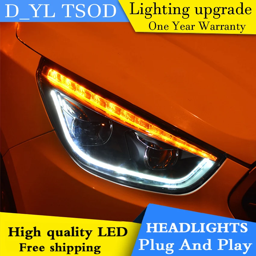 Car Styling Headlights for Hyundai IX35 2010-2017 LED Headlight Head Lamp LED Daytime Running Light LED DRL Bi-Xenon HID
Car Styling Headlights for Hyundai IX35 2010-2017 LED Headlight Head Lamp LED Daytime Running Light LED DRL Bi-Xenon HID