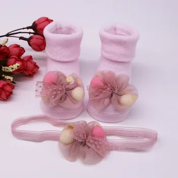 Baby Infant Socks +1PC Hair Belt Toddler Girls Anti-slip Socks Applique Soft Princess Girls Socks With Floral Fashion Socks
Baby Infant Socks +1PC Hair Belt Toddler Girls Anti-slip Socks Applique Soft Princess Girls Socks With Floral Fashion Socks