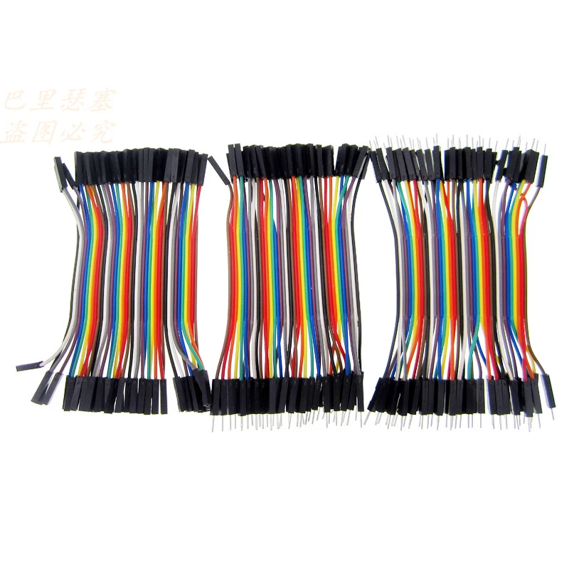 120pcs Dupont line 120pcs 10cm male to male + male to female and female to female jumper wire Dupont cable
120pcs Dupont line 120pcs 10cm male to male + male to female and female to female jumper wire Dupont cable