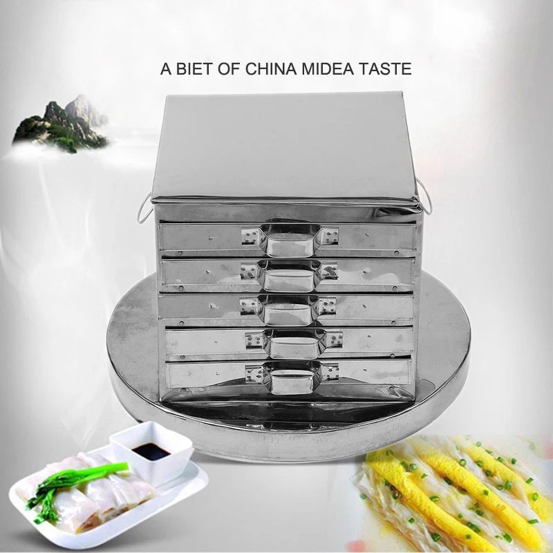 Stainless Steel 5 Layer Steamer Kitchen Food Steaming Intestine Powder Machine Steamed Sausage ChangFen Machine Drawer Type
Stainless Steel 5 Layer Steamer Kitchen Food Steaming Intestine Powder Machine Steamed Sausage ChangFen Machine Drawer Type