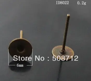 Free shipping!!! 1000 Pairs Silver Plated Earring Post W /Stoppers pad 6mm,Earrings Base,Earrings Stud
Free shipping!!! 1000 Pairs Silver Plated Earring Post W /Stoppers pad 6mm,Earrings Base,Earrings Stud