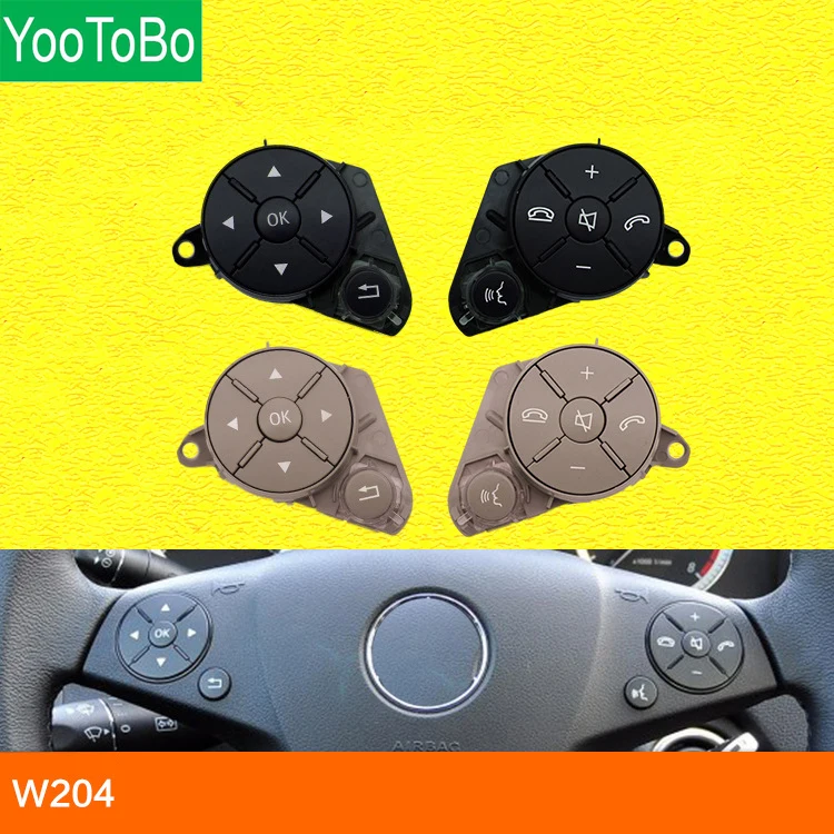 Multi-function steering wheel switch button Audio Control Buttons Bluetooth mobile phone for Benz W204 W212 C E GLK Class
Multi-function steering wheel switch button Audio Control Buttons Bluetooth mobile phone for Benz W204 W212 C E GLK Class