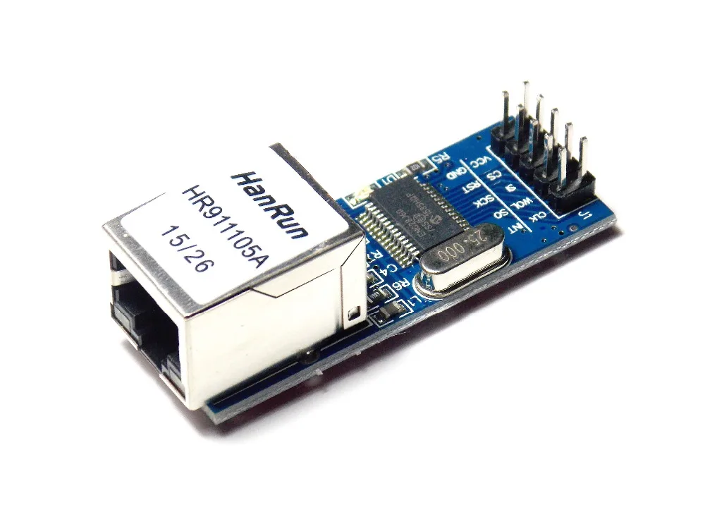 Мини-модуль локальной сети ENC28J60 51 AVR SPI PIC STM32 LPC оптом | Электронные компоненты и