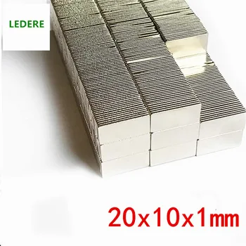 LEDERE 20/50PCS Magnet 20x10x1 N35 Super Strong Block Neodymium Magnets 20*10*1mm Block Strong Rare Earth Magnet 20mmx10x1mm
LEDERE 20/50PCS Magnet 20x10x1 N35 Super Strong Block Neodymium Magnets 20*10*1mm Block Strong Rare Earth Magnet 20mmx10x1mm