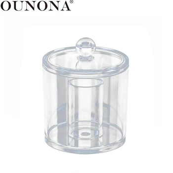 OUNONA Transparent Cotton Ball and Swab Dispenser Acrylic Round Container Cotton Pads Holder Swab Jar Makeup Organizer
OUNONA Transparent Cotton Ball and Swab Dispenser Acrylic Round Container Cotton Pads Holder Swab Jar Makeup Organizer