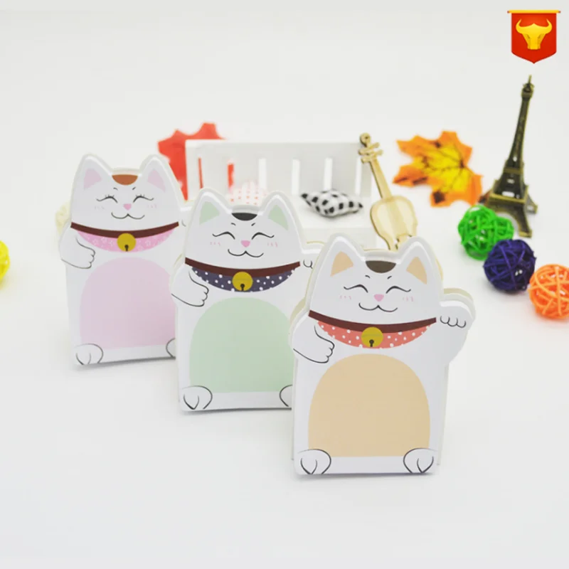 1 Pcs Kawaii Lucky Fortune Cat Stand Memo Pads Paper Sticker Message Sticker Stationery Bookmark Sticky Notes Office Supply
1 Pcs Kawaii Lucky Fortune Cat Stand Memo Pads Paper Sticker Message Sticker Stationery Bookmark Sticky Notes Office Supply