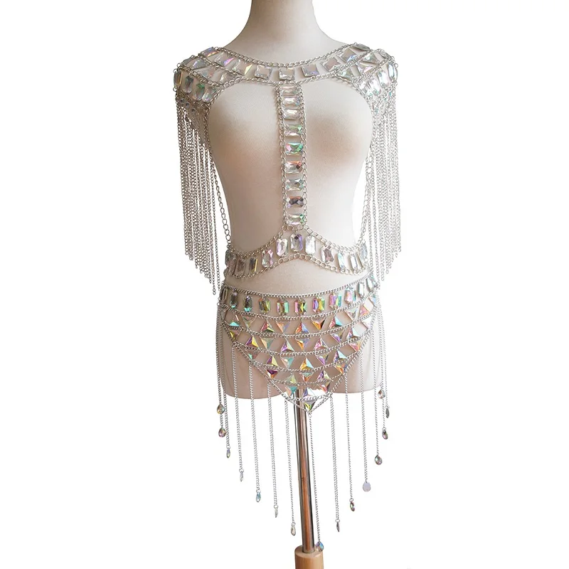 HOT Classic Ladies Sequin Acrylic Shoulder Body jewelry Necklace Jewelry Promotion Fashion Sexy Beach Waist chain Body Set
HOT Classic Ladies Sequin Acrylic Shoulder Body jewelry Necklace Jewelry Promotion Fashion Sexy Beach Waist chain Body Set