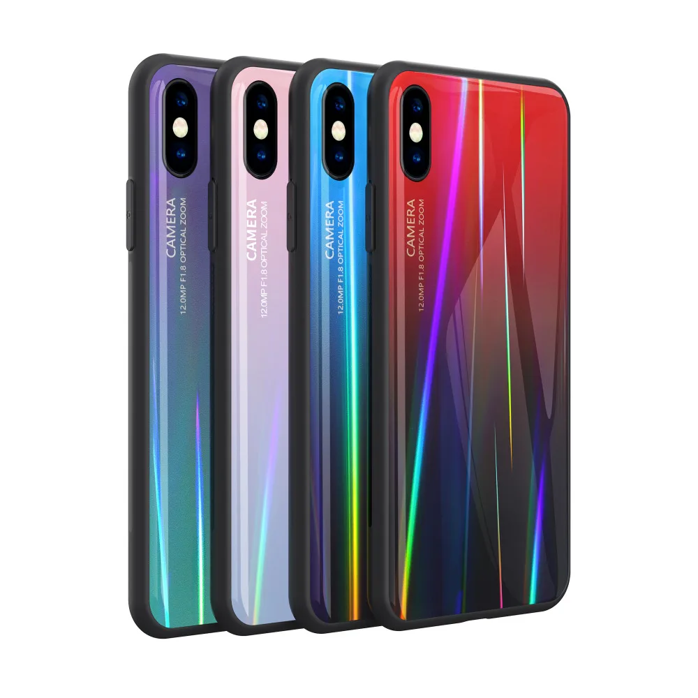 Tempered Glass Case for iphone 11 2019 XS Max XR X 8 7 Plus Gradient Color Aurora Laser Glass Cover for iphone 11 Pro Max Case
Tempered Glass Case for iphone 11 2019 XS Max XR X 8 7 Plus Gradient Color Aurora Laser Glass Cover for iphone 11 Pro Max Case