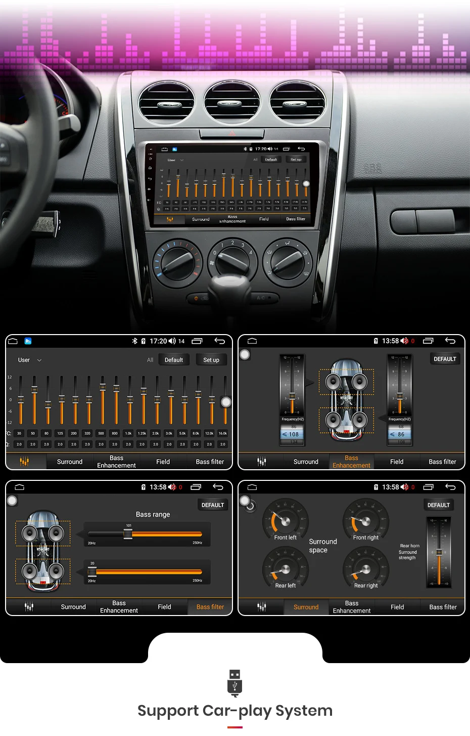 Discount AWESAFE 2 Din CarPlay DSP Android 8.1 Car radio Multimedia Video Player auto Stereo GPS MAP For Mazda Cx-7 cx7 2008-2015 no DVD 7 Discount AWESAFE 2 Din CarPlay DSP Android 8.1 Car radio Multimedia Video Player auto Stereo GPS MAP For Mazda Cx-7 cx7 2008-2015 no DVD 7